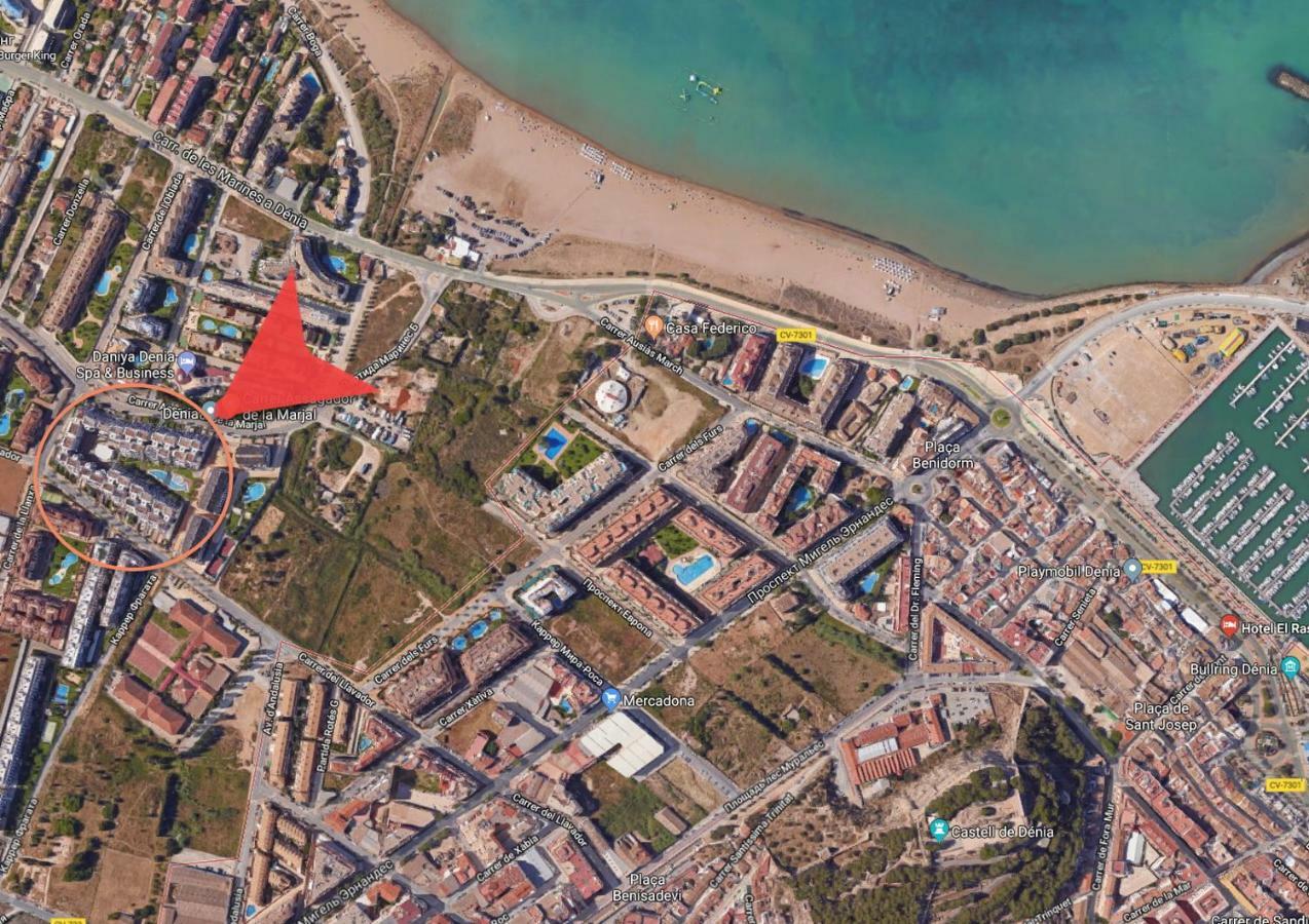 Sea View Penthouse Denia, Elegance Apartment Luaran gambar